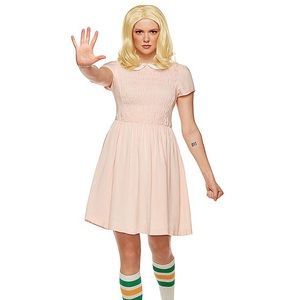 Stranger Things Adult Short-Sleeved Eleven Costume
